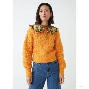 & Other Stories Cable Knit Sweater